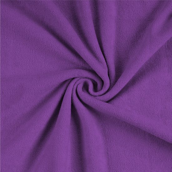 Froté prostěradlo (120 x 200 cm) - Tmavě fialová