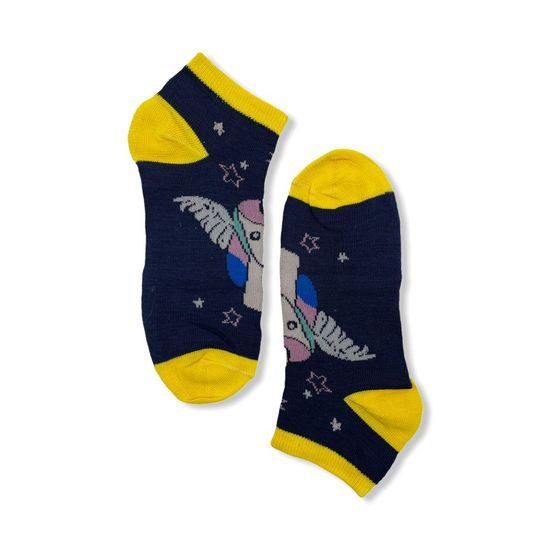Dámské kotníčkové ponožky (EW030) - 12 párů (mix barev)