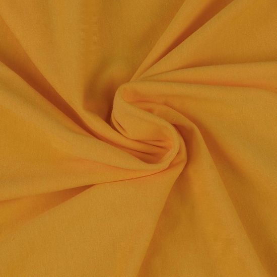 Jersey prostěradlo (180 x 200 cm) - Sytě žlutá