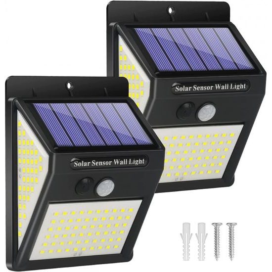 Venkovní LED svítidlo se solárním panelem a pohybovým čidlem