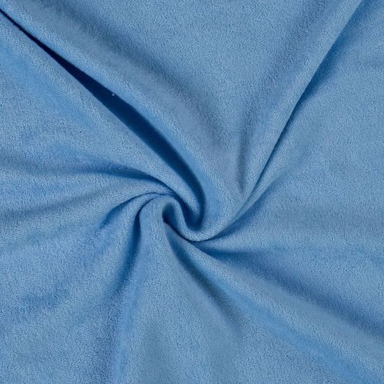 Froté prostěradlo (160 x 200 cm) - Světle modrá