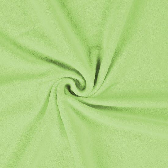 Froté prostěradlo (120 x 200 cm) - Světle zelená