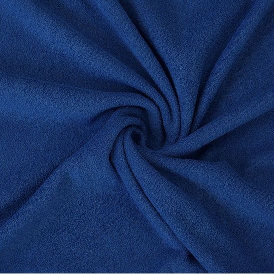 Froté prostěradlo (140 x 200 cm) - Tmavě modrá