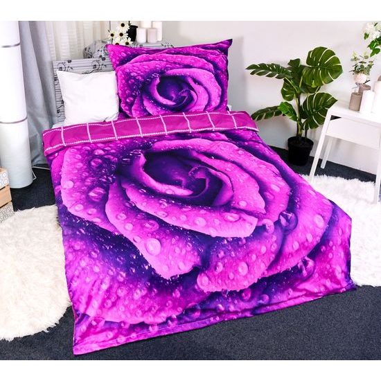 Czechdeals.cz - 3D povlečení 140x200, 70x90 cm - Ranní rosa - 3D povlečení  - Povlečení, Ložnice, Dům a zahrada