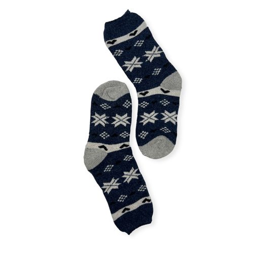 Dámské vlněné ponožky Alpaca WZ13 - 3 páry (mix barev)