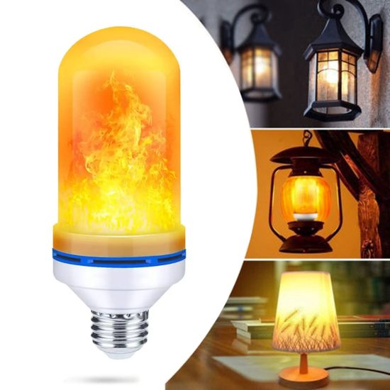 LED žárovka s imitací plamene
