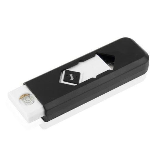 Elektronický USB zapalovač - černý