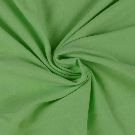 Jersey prostěradlo (220 x 200 cm) - Světle zelená