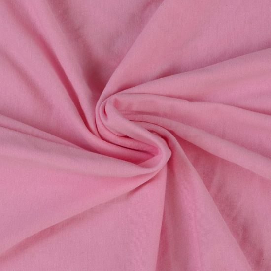 Jersey prostěradlo (220 x 200 cm) - Světle růžová
