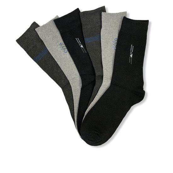Pánské klasické ponožky (ZA-333) - 6 párů (MIX BAREV)