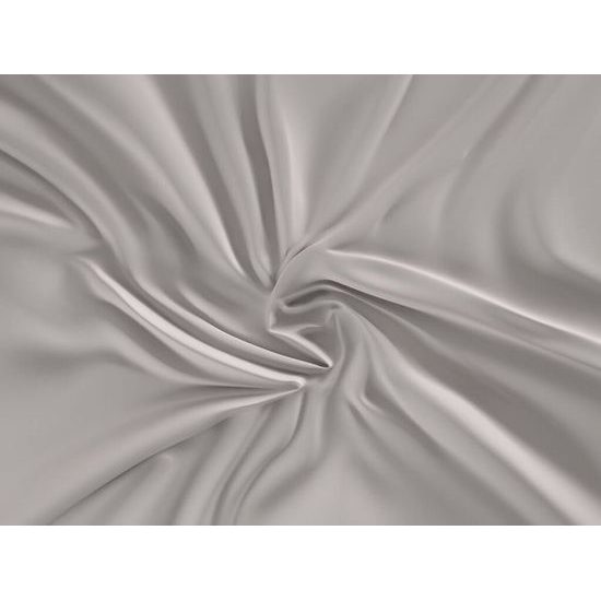 Saténové prostěradlo (200 x 200 cm) - Šedá
