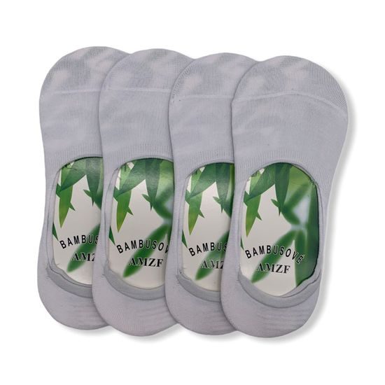 Pánské bezkotníčkové ponožky (JA-1102) - 8 párů (bílá)