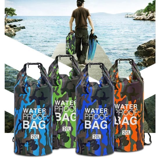 Vodotěsná taška 10L - modrá