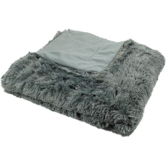 Luxusní deka s dlouhým vláknem 150x200 cm - Tmavě šedá
