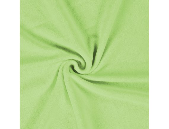 Froté prostěradlo (80 x 200 cm) - Světle zelená