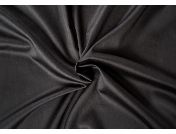 Saténové prostěradlo (80 x 200 cm) - Černá