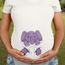 Těhotenské tričko kapsa Slon
