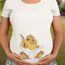 Těhotenské tričko kapsa Dino