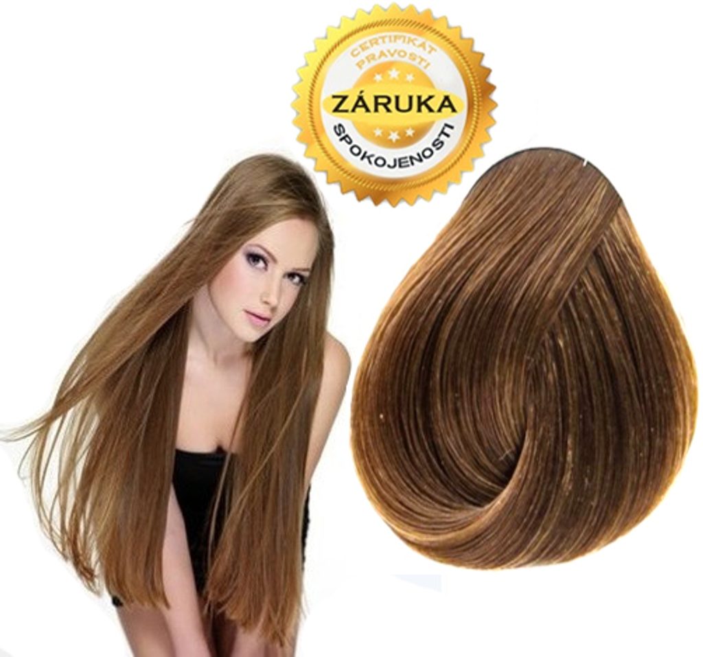 100% Východoevropské vlasy KERATIN, světle hnědá 45,50,55 a 60cm - 45cm / Keratin U-tip