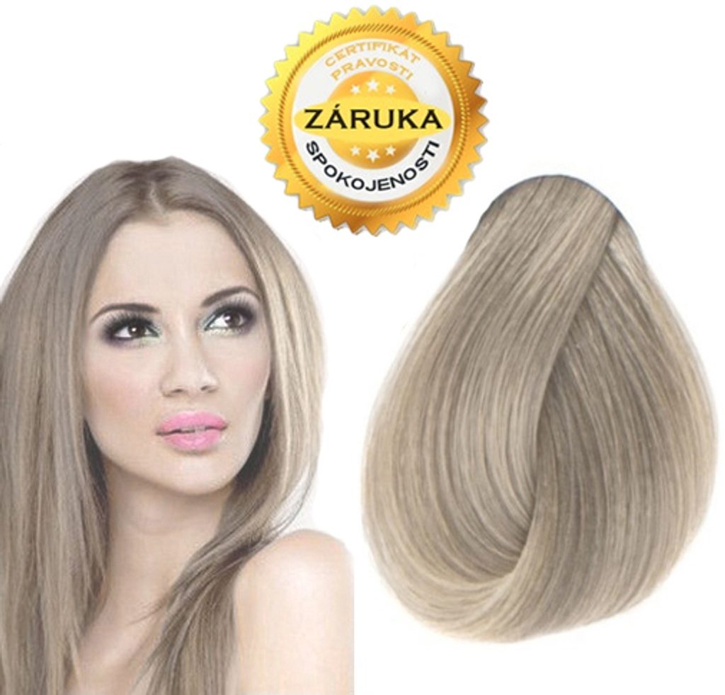 100% Východoevropské vlasy KERATIN, popelavá blond 45,50,55 a 60cm - 45cm Keratin U- tip