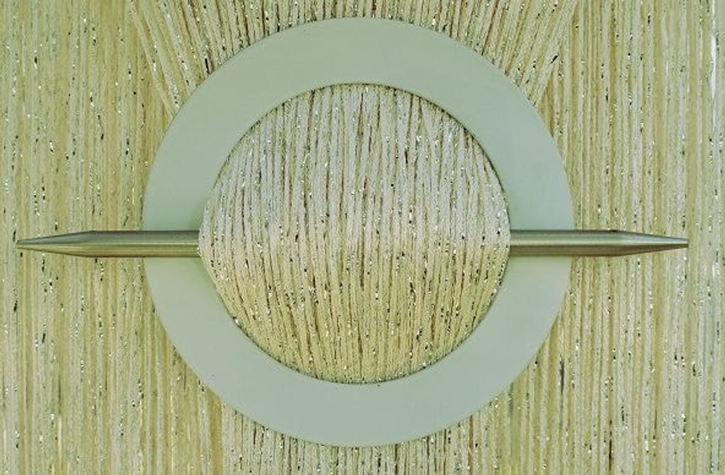 Provázková záclona Luxury - krémová - 250cm  100cm