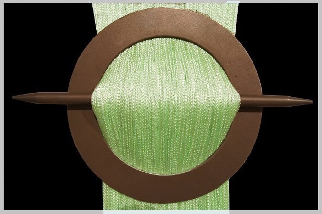 Provázková záclona Exkluzive- světle zelená - 160x100