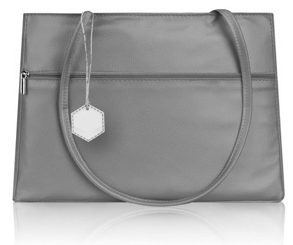 Elegantní kabelka do ruky v jemném provedení KOKO - šedá