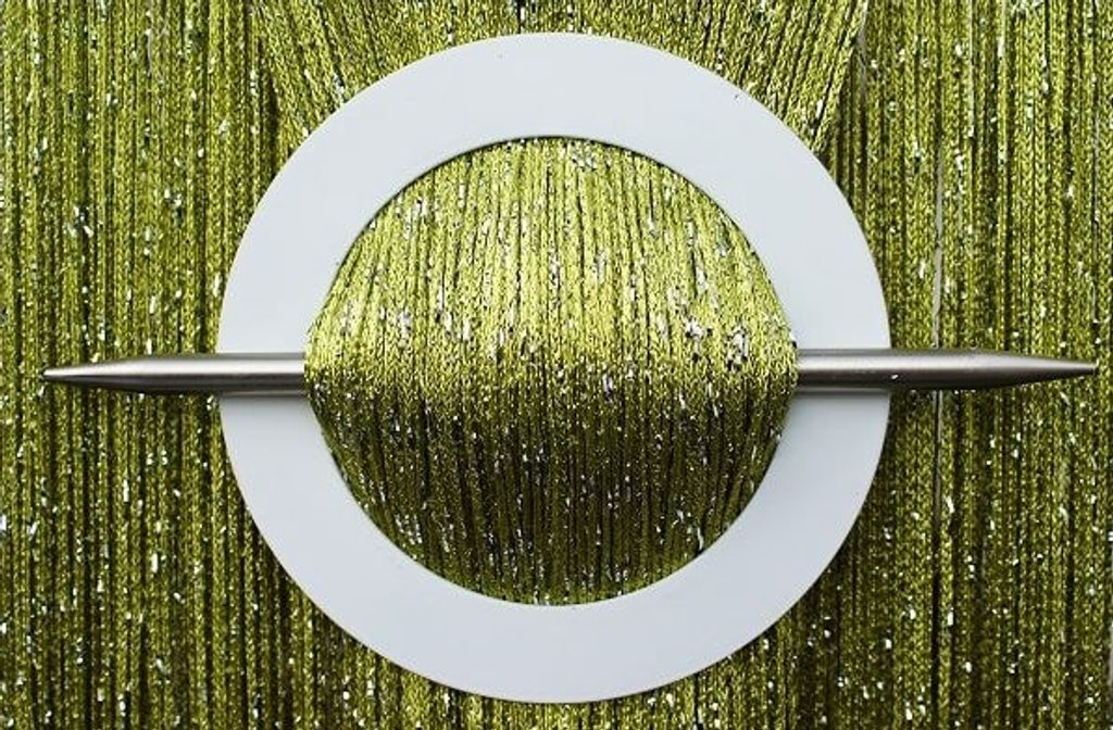 Provázková záclona Luxury - olivová - 250cm  100cm