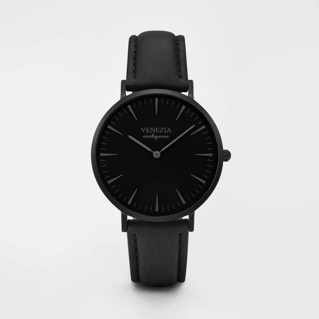 Elegantní UNISEX hodinky VENEZIA pro každý den - Black