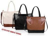 Exkluzivní Shopper Bag ESSO v nadčasovém designu - černá