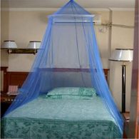 Moskytiéra proti hmyzu - nad postel- modrá