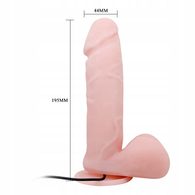 Velký rotační/vibrační penis BigBoss