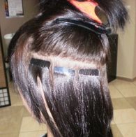 TAPEX vlasy - 100% Lidské vlasy REMY, černé