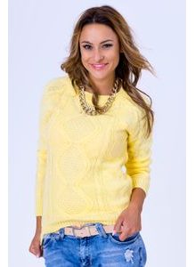 žlutý svetr