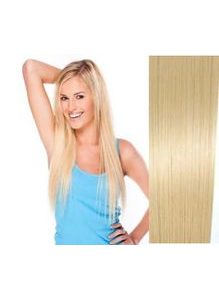 MICRO RING  100% Indické vlasy k prodloužení REMY, přírodní Blond 46,55cm