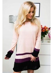 stylové pletené šaty