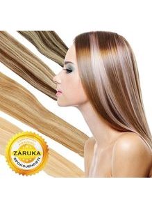 100% Středoevropské vlasy VIRGIN - melírované 20 - 70cm
