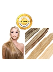 100% Východoevropské vlasy KERATIN, melírované 45,50,55 a 60cm