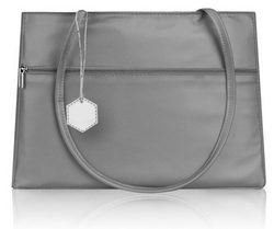 Elegantní kabelka do ruky v jemném provedení KOKO - šedá