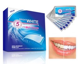 Domácí bělení zubů- originál bělící pásky Bright White Professional - 28ks kúra na 14dnů