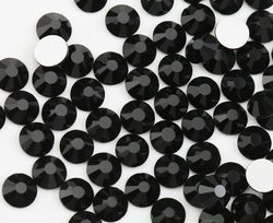 Kamínky na řasy Swarovski elements Black - 25, 50ks