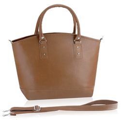 Shopper Bag kabelka s popruhem ARDERE - camel