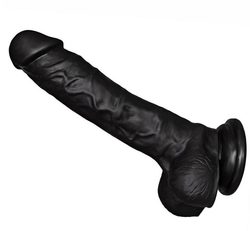 XXL realistické dildo Black Magic 19cm