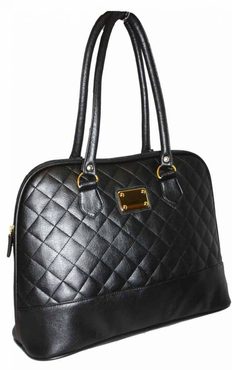 Luxusní prošívaná kabelka Chanelka - černá