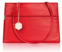 Elegantní kabelka do ruky v jemném provedení KOKO - červená