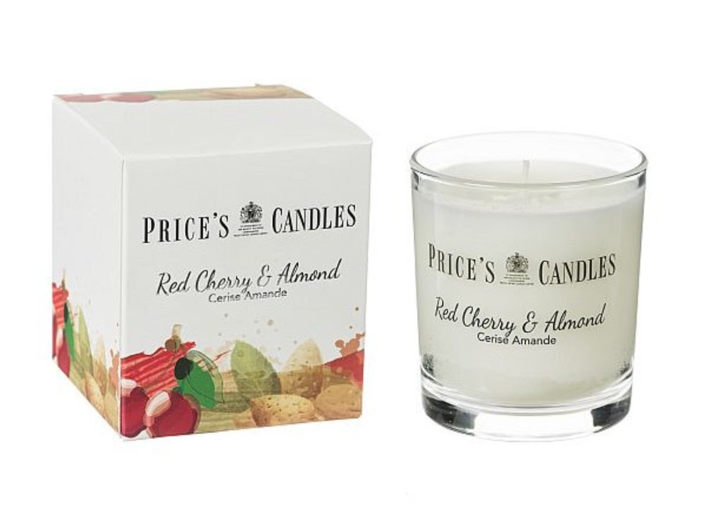 Levně Price´s Price's vonná svíčka ve skle Red Cherry & Almond - hoření 45h