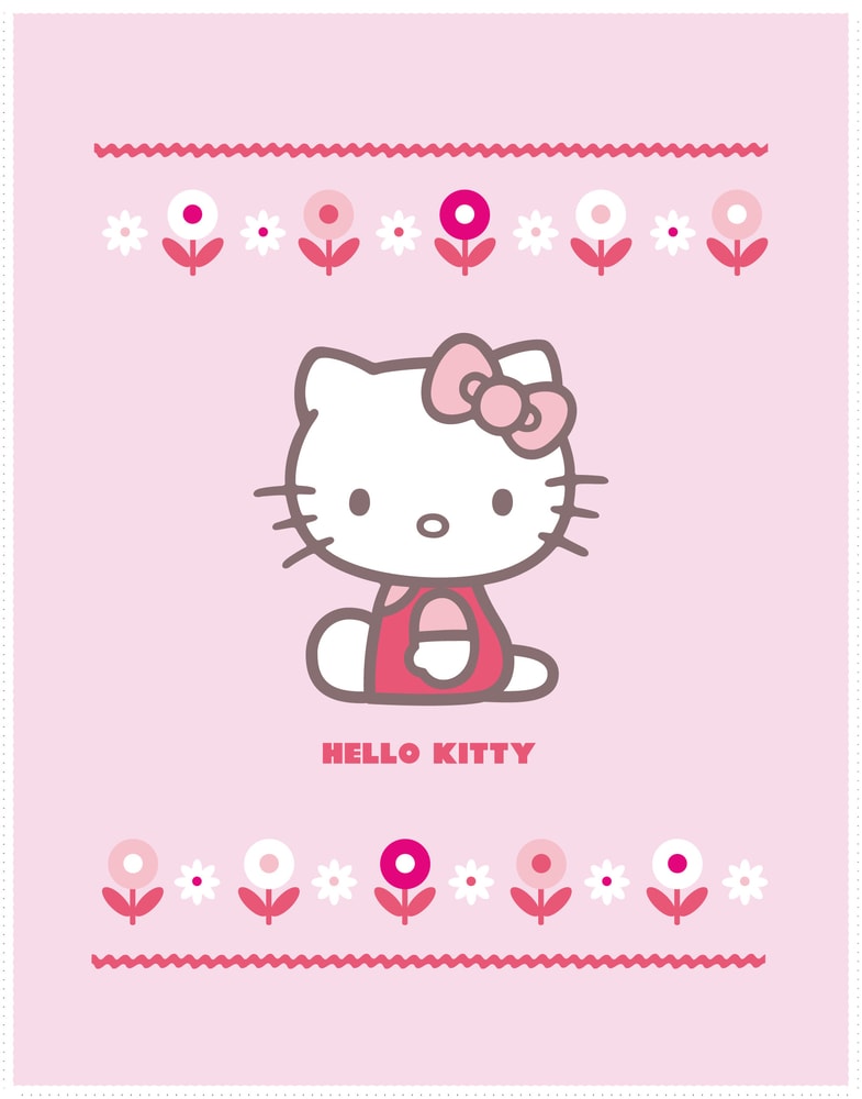 Levně CTI Fleece dečka Hello Kitty Caroline 110x140cm