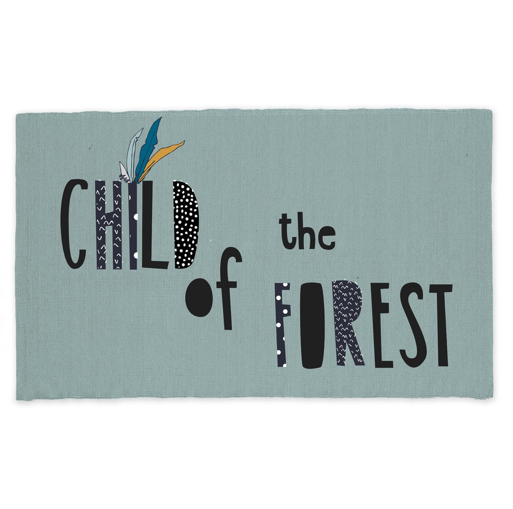 Levně TODAY KIDS bavlněný koberec Child of the Forest 60x120 cm