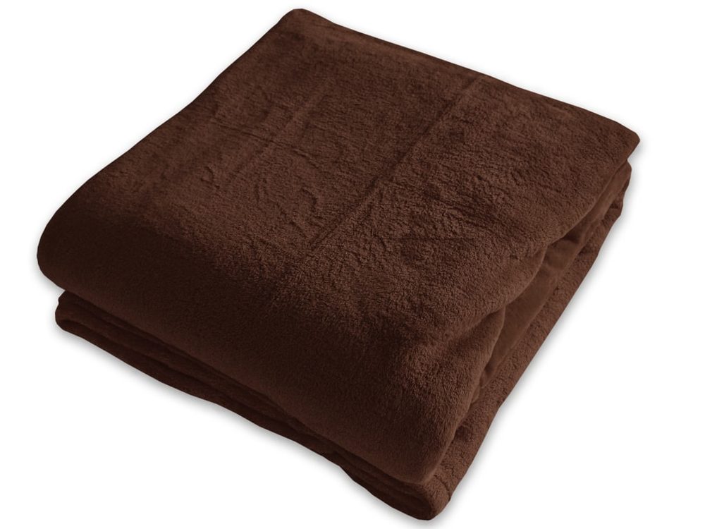 Levně Homeville deka mikroplyš tmavě hnědá - 150x200 cm