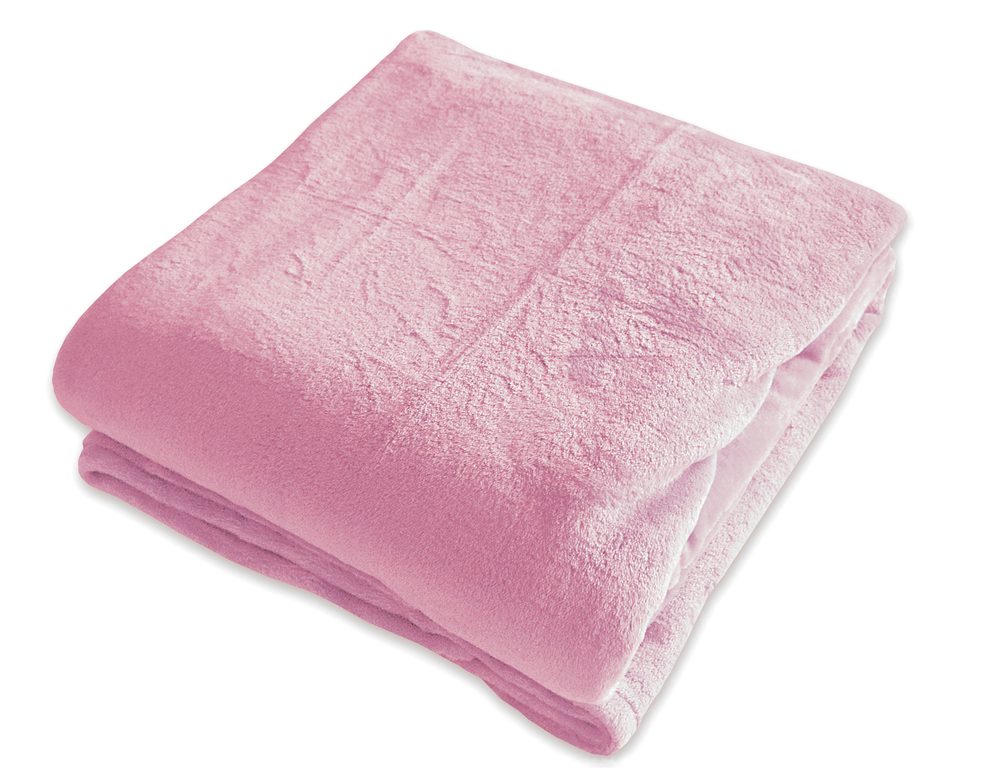 Levně Homeville deka mikroplyš sv. růžová - 220x200 cm